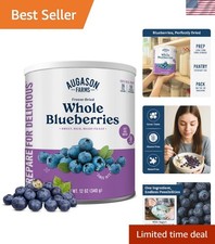 Dried Whole Blueberries - Dehydrated Fruit for Baking Camping Needs
