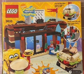 LEGO SpongeBob SquarePants: Krusty Krab Adventures Set (3833) - NEW SEALED