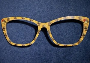 Authentic PAIR Eyewear Magnetic Toppers for WANDA Frames Van Gogh’s “The Skull”