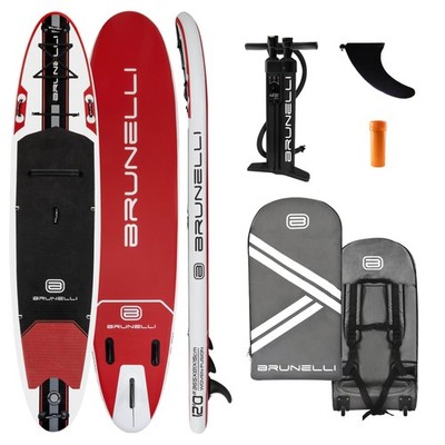 BRUNELLI 10.8 Woven X Fusion Double Layer iSUP Board aufblasbar Stand Up Paddle