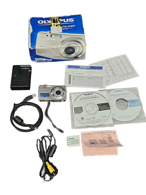 Olympus FE230 Digital Camera Silver 7.1 MP | eBay
