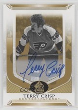 2020-21 SP Signature Edition Legends Gold Spectrum Foil Terry Crisp #71 Auto 4lz