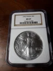 1992 Silver American Eagle NGC MS 69