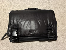 Caraa Diaper Changing Pad Station Black With Handles And Pockets Easy Clean