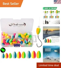 Catch More Fish with 54pcs Bright Fishing Floats – Perfect for Pompano Rigs