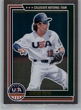 2022 Panini Stars and Stripes USA Baseball Retail Base or Holo Silver PFL
