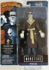 Invisible Man Bendyfigs Universal Monsters Noble Collection Toys Figure 