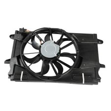 Black Radiator Cooling Fan Replacement for Chevy Cruze 39013323 - Replacement