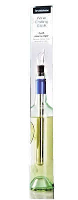 Wine Chilling Stick. Chill Wine without Watering Down. Brookstone Brand.