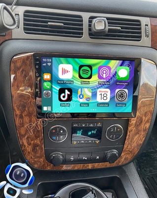 Android 15 AI Radio Stereo Carplay GPS BT 32G For Chevy Tahoe Suburban 2006-2014