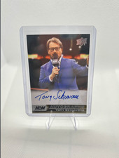 Upper Deck AEW Game Used SP 2025 Tony Schiavone on card AUTO