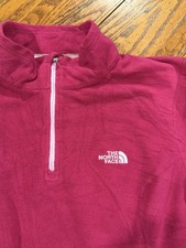 The North Face TNF Pullover XL Pink Trail Hiking Base Layer 1/4 Zip Hike