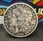 1891-O Morgan Silver Dollar $1 Better Date New Orleans AU Condition 90% Silver