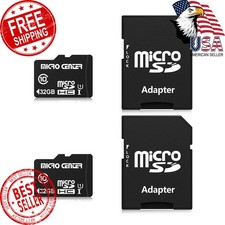 INLAND 32GB MicroSDHC Card Adapter 2 Pack