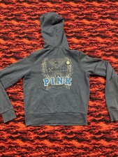 Women s Vintage Y2K Pink Victoria Secret Hoodie Sweater 86 Rare Medium Gray