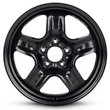 17x6.5 Road Ready Wheels Rrw-5479 Black Steel Wheel 5x115 47mm
