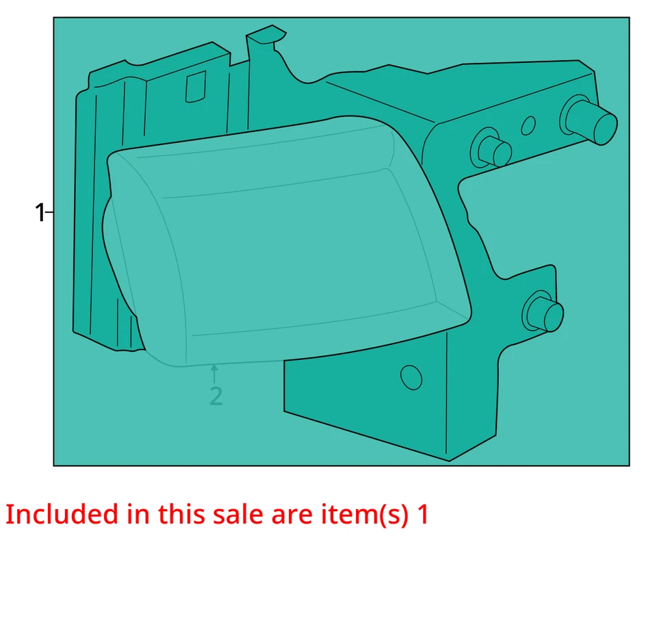 FARO DE FURGONETA DODGE RAM 2500 1998-2003 RAM 3500 55076524AC - NUEVO OEM Foto 3 de 4