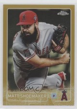 2015 Topps Chrome Gold Refractor 39/50 Matt Shoemaker #75 l1e