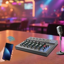 7 Kanal Digital Audio Mixer Bluetooth Mischpu...
