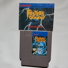 Fester's Quest NES Nintendo Video Game Manual Clean Tested 1989 Adems Family VTG