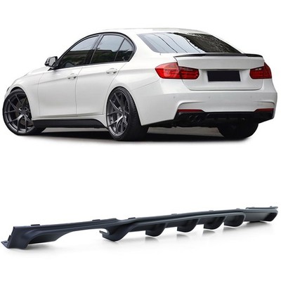 Heckdiffusor Performance Schwarz Matt passt für BMW F30 F31 320 325 328 330 335