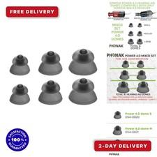 Phonak Hearing Aid Domes Small-Medium-Large - 6 Pack Genuine OEM