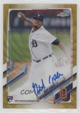 2021 Topps Chrome Rookie Gold Wave Refractor 36/50 Rony Garcia #RA-RG Auto 0hi5