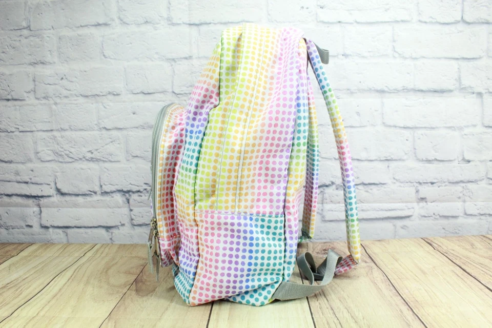 LL Bean Unisex Niños Original Paquete de Libros 24L Mochila Escolar Multicolor Polka Foto 2 de 4