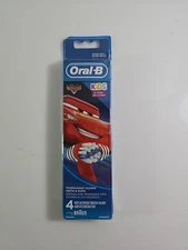 Oral-B Stages Kids Disney Cars Replacement Brush Heads Packs of 4 Extra Soft
