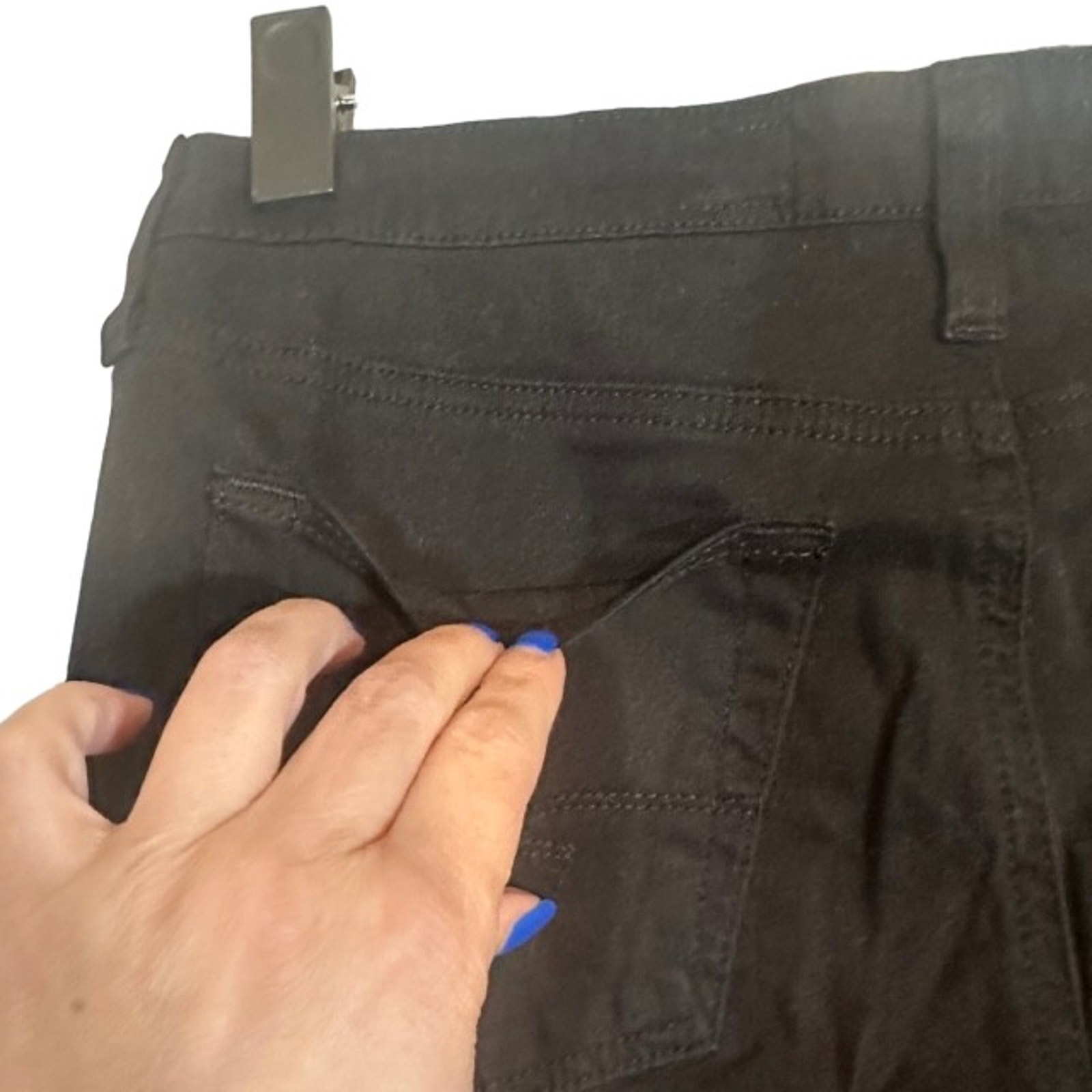 AG Adriano Goldschmied Black The Stilt Cigarette Leg Skinny Jeans Women’s 28R thumbnail 10