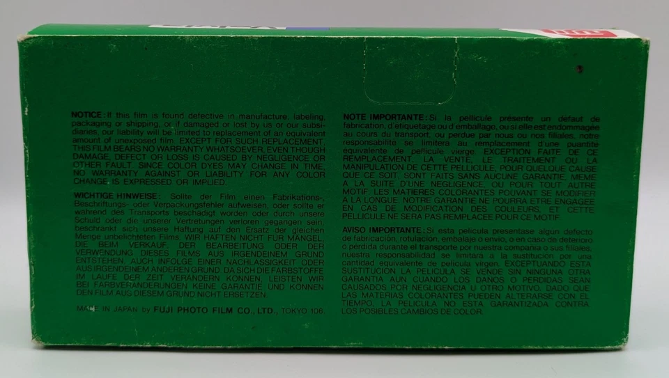 FUJICHROME Velvia RVP 220 for Color Transparencies 5 Rolls Expired 11/1995 Film - Image 2 of 4