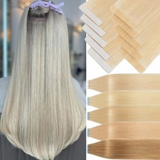 Invisible Tape In Skin Weft 60Pcs 100g Russian Remy Real Human Hair Extensions