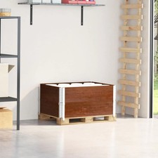 Vidaxx pallet collars 2 pcs 80x60 cm Solid Pine