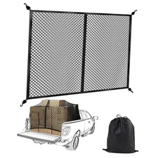  Truck Bed Cargo Net, Highly Elastic Double-Layered Double Layer Grid