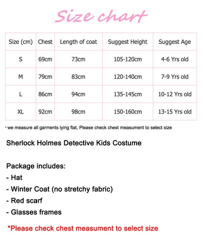Kids Sherlock Holmes Detective Costume Child Boys Girls Book Week Cosplay Coat - Picture 2 of 11