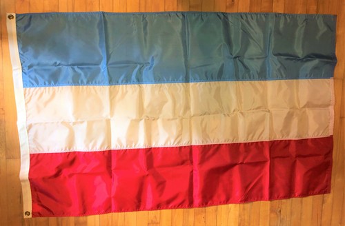 LUXEMBOURG FLAG 3'X5' Dura-Lite Nylon Made by Dettra in USA Original Box  - Picture 1 of 5