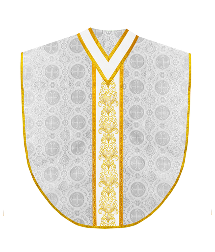 Liturgisches Borromäisches Messgewand Gewand mit Goldstickerei - Bild 5 von 24