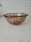 Vintage Pyrex Brown/Amber Clear Mixing Bowl Festive Harvest 323 1.5L 1980's