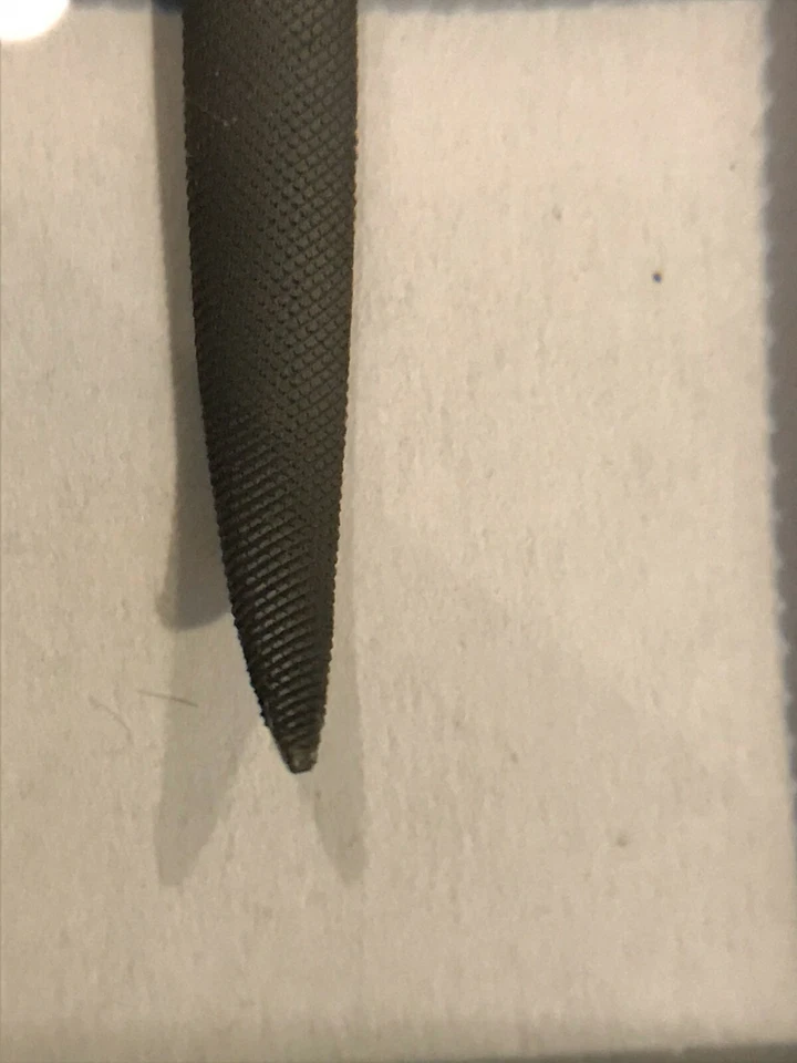 6-1/2" Die Sinker's Riffler File, Style 18, 2 Cut,New Vallorbe-Glardon-Nicholson - Image 4 of 4