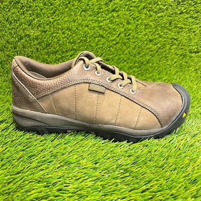 Keen Presidio Womens Size 8.5 Brown Athletic Walking Leather Shoes Sneakers