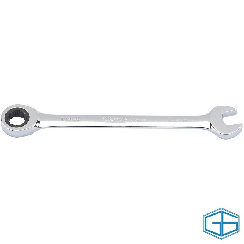 DRAPER EXPERT 11MM RATCHETING COMBINATION SPANNER, STOCK NO: 06598