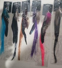12 FEATHER HAIR EXTENSTIONS