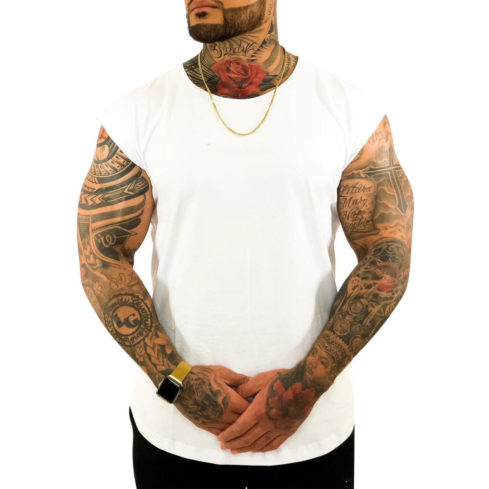 Camisa Sin Mangas De Gimnasio Para Hombre Moda Deportiva De Malla Transpirable