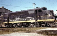 ACL atlntic coast line FTA 307  Lakeland , Florida dupe slide
