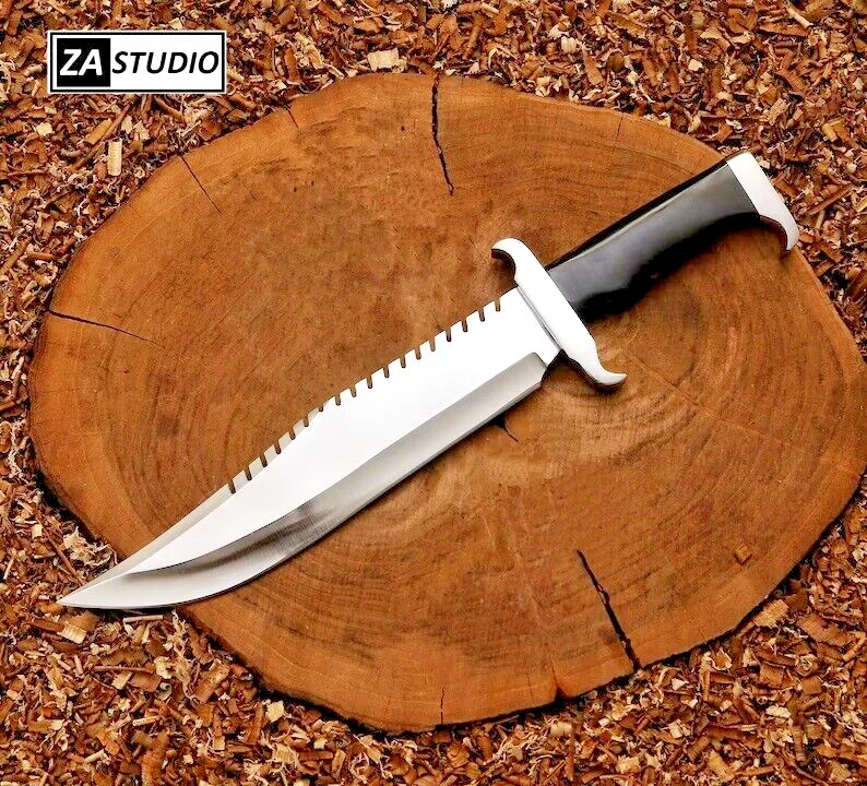 Rambo Knife 3 Bowie Replica Custom Handmade Hunting Tactical Survival Camping