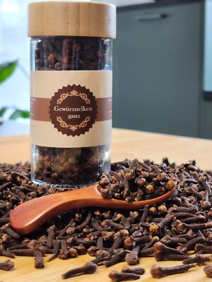 100% Nelken  Gewürznelken ganz   Cloves  Clou de girofle aus Madagaskar ca. 40g
