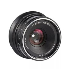 7artisans 25mm F1.8 Manual Fixed Lens for Canon EF-M Mount Black