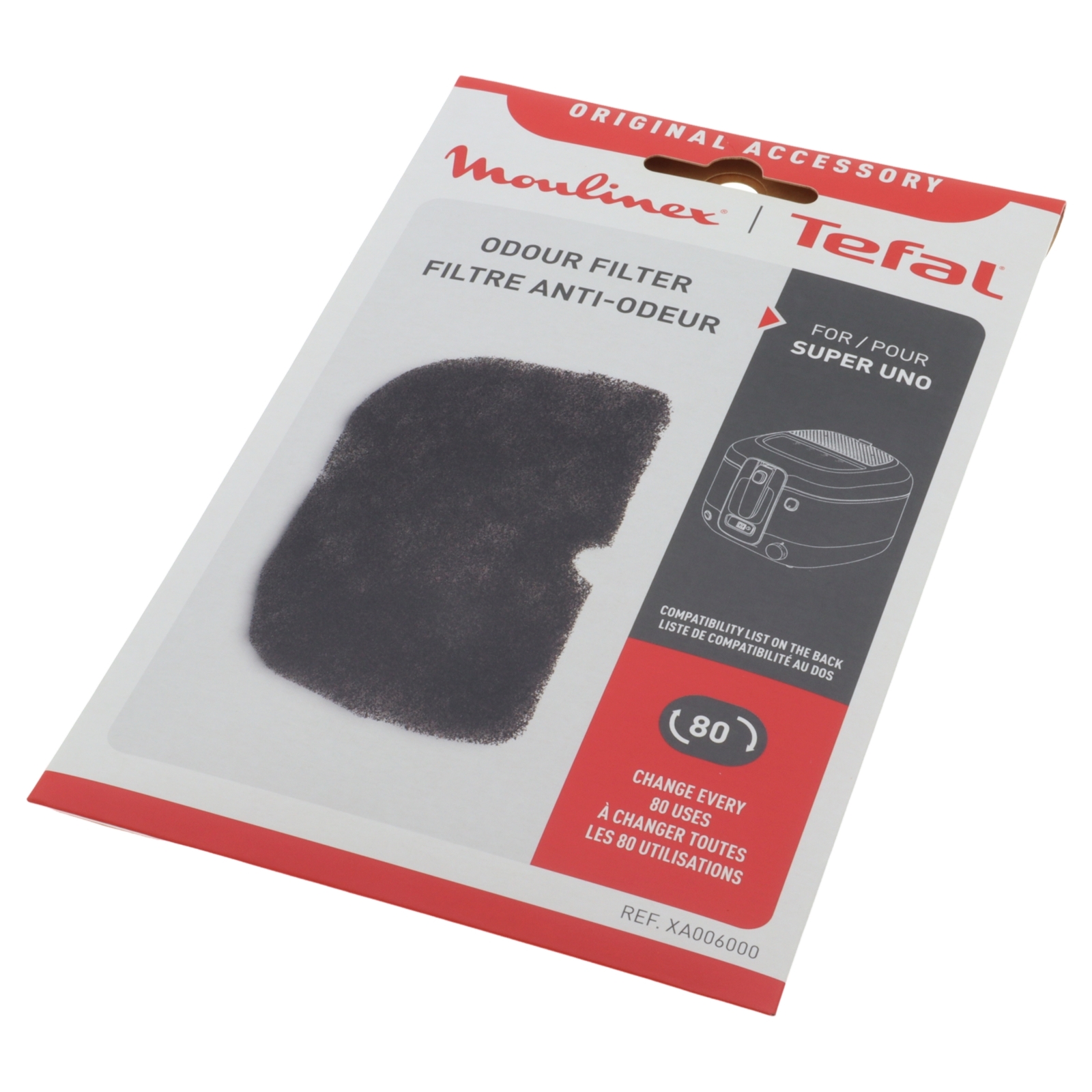 Moulinex Tefal anti-odor air filter fryer Super Uno Access 2 AM31 FR31