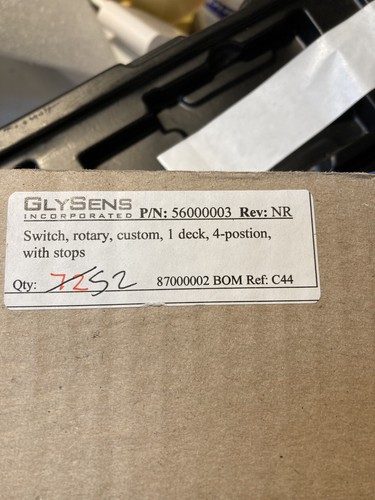 2x JEANRENAUD HK32 Type MIL 150VAC/20mA Rotary Switch 4 Position 1 Deck /w Stop - Picture 6 of 9