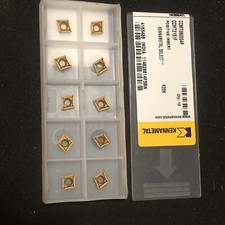 Qty. 10, Kennametal CCMT060204F K20K Carbide Turning Insert CCMT 2151F cast iron